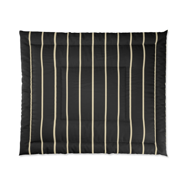 One Tribe Black Gold Comforter | Luxury Classy Soft and Comfy | Couch Living Room | Bedroom Set