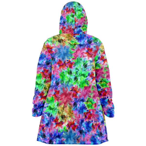 One Tribe Flower Bomb Lounge Fleece Winter Cloak Jacket