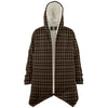 One Tribe Brown Biz Lounge Fleece Winter Cloak Jacket
