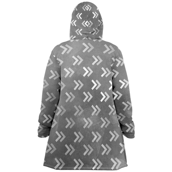 One Tribe Grey Arrow Lounge Fleece Winter Cloak Jacket