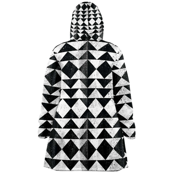 One Tribe Black Diamond Lounge Fleece Winter Cloak Jacket